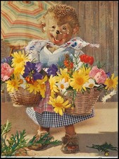 Mecki 18: Mit Blumen gefüllte