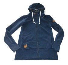 Ragwear Sweater Jacke Kapuze LONG Sweatjacke Hoodie Hoody blau Joda ZIP L 40