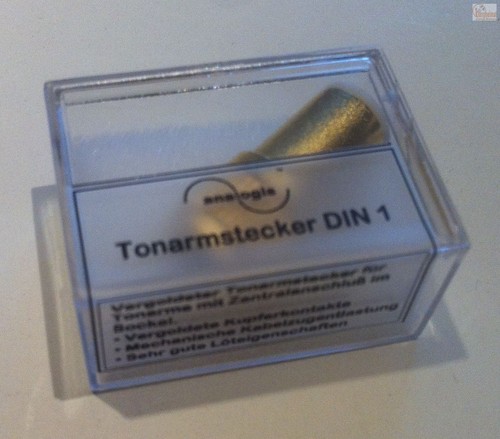 Analogis tonarmstecker din 1 - analogis,