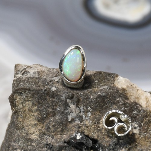 Edelopal ohrring 925er - edelopal, ohrring,