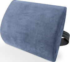 Lendenkissen, Rückenkissen 30 x 24 x 6 cm  grau - Auto Stützkissen LWS  | PETEX