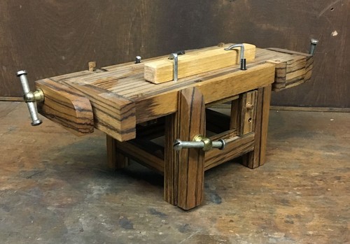 Hobelbank seitig holz voll - hobelbank,