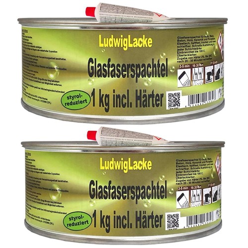 Glasfaserspachtel 1kg - glasfaserspachtel,