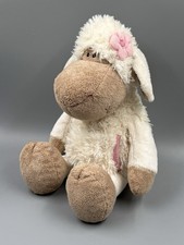 Nici Jolly Mäh Schaf Schlenker rosa Blume Groß Stofftier Plüsch Sammler 40 cm