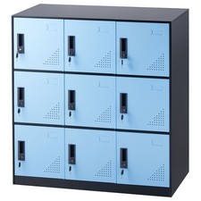9 Türen Schließfachschrank