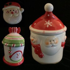 Zucker Bonbon Keks Gebäck Dose Weihnachten Geschirr Esspresso