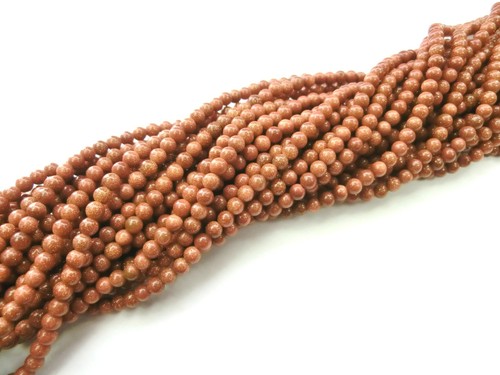Goldfluss 4mm goldbraun perlen - 4mm,
