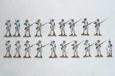 Zinnfiguren, Flachfiguren, Preußen 1806, Musketiere ladend , SB