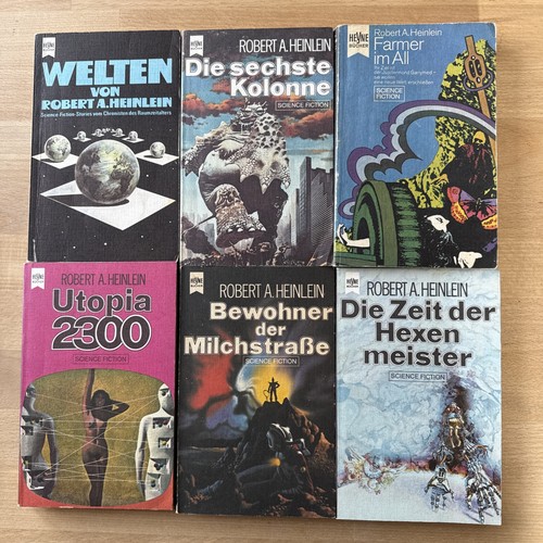 Robert heinlein heyne - 6x,