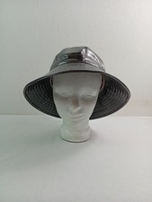 Regenhut Hut Anthrazit Wasserabweisend glänzend ca.56-57cm