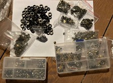 Set Ösen Nieten Druckknöpfe DIY Leder Hohlnieten