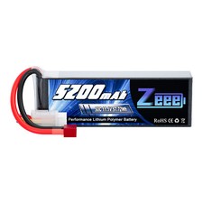 Zeee 3S 11,1V Lipo Akkus T Stecker 50C 5200mAh für RC Flugzeug Auto Boot UAV LKW