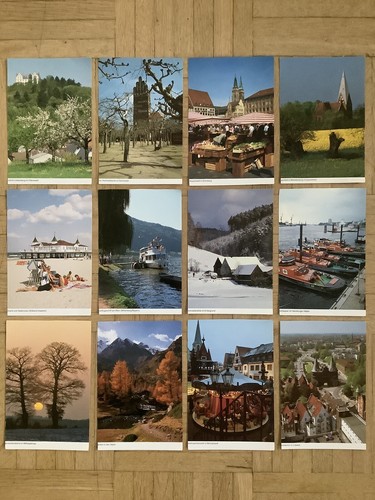 Alte postkarten set - set, /