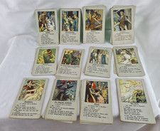 Antikes Quartett Spiel -mit 48 Karten - verschiedene Theater Szenen -sehr alt