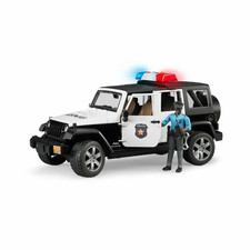 bruder - 02526 - Polizei Jeep Wrangler Rubicon 1:16 Licht/Sound Modul 4+ Jahre