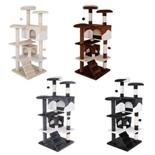 lionto Kratzbaum 130 cm – Kletterbaum & Katzenbaum in diversen Farben