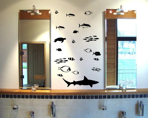 Wandtattoo meerwasser set - meerwasser,