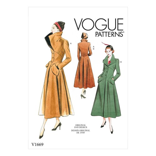 Vogue schnittmuster v1669 - vogue,