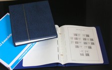 LEUCHTTURM Vordruckalbum Berlin Zusammendrucke 1949-89 im blauen Schraubbinder N