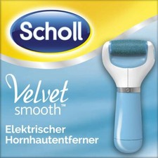 Scholl Velvet Smooth elektrischer Hornhautentferner inkl. Ersatzrolle blau