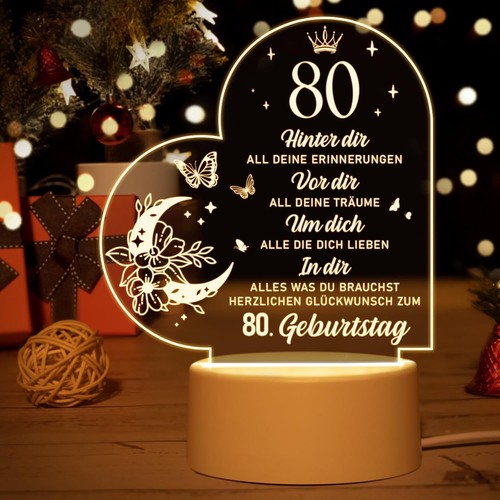 Acryl nachtlicht geburtstag - nachtlicht,
