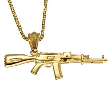 AK47 Gun Halskette Anhänger