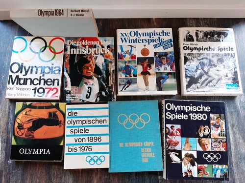 Olympia bücher konvolut - 9x,