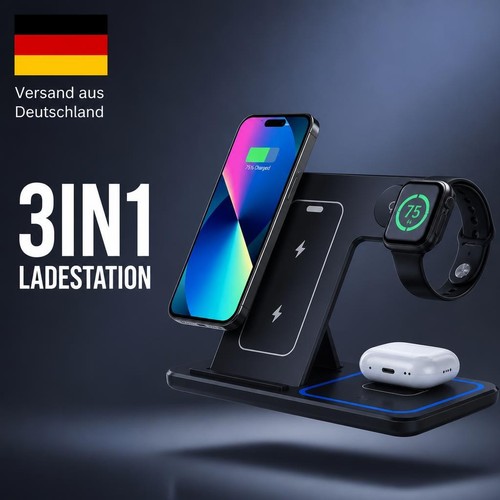 3in1 kabellose ladestation 30w - kabellose,