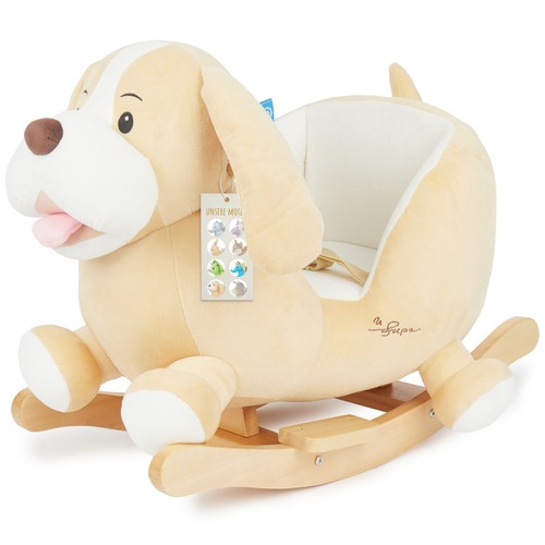Schaukelpferd plüsch hund sam - hund,