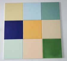 1 Stk Fliese ca. 15x15 cm verschiedene Farben zur Auswahl Mosaik basteln bunt