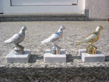 P1339 Taube Figur 3er Set inkl