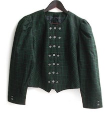 Damen Trachten Janker grün