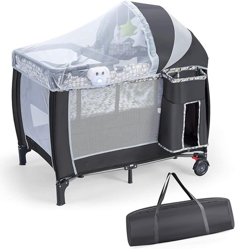 Klappbares babyreisebett mit - babyreisebett,