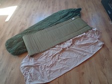 DK Armee "Arctic" Schlafsack Oliv & Liner, Selbstaufblasbar Luftmatratze 