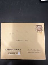 DR Firmen Brief EF Textile Abzeichen - Marktzeuln ü. Lichtenfels 16.11.35 - S82