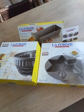 KAISER LA FORME ANTIHAFT Konvolut 1 Brot-Kuchenform, 1 Rodonform, 1 Sternform