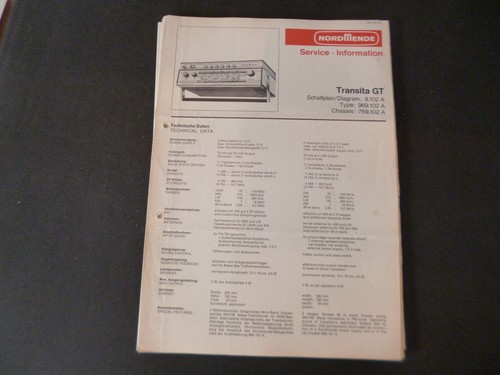 Original service manual - original,