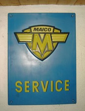 MAICO Händlerschild Service Schild original 59x44cm nicht Emaille NSU DKW Horex