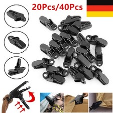 40 Stk Planen Befestigung Planenhalter Klemme Clips Spanner Für Zelt Abdeckplane