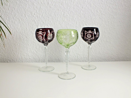 Set vintage bleikristall - set,