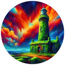 8x lighthouse 9x9 cm car