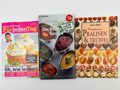 Kochbuch set saucen - kochbuch, pralinen