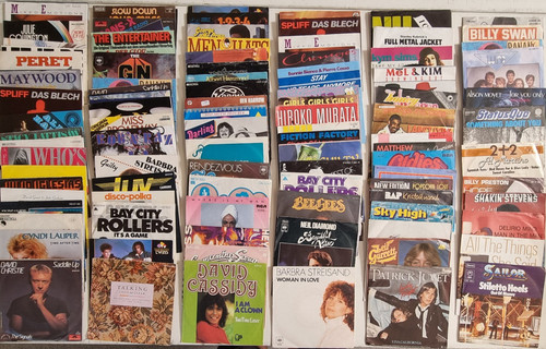 100x vinyl single sammlung - 100x,