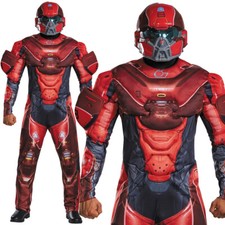Herren roter halo - roter, spartan