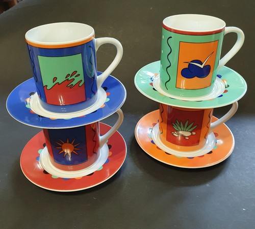 Dessina bunte kaffeetassen - dessina, 4x