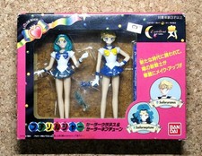 Sailor Moon Uranus Neptun Figur Set OVP Bandai Anime Ware