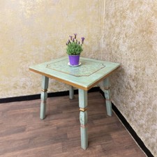 Voglauer Küchentisch Altblau