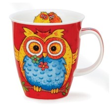 Eulen Owls rot neu Dunoon