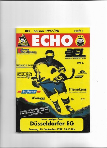 Stadionheft krefeld pinguine - -,