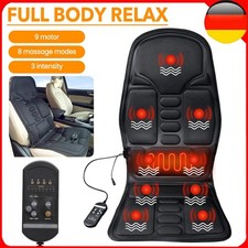 Vibration Massageauflage Massagesitzauflage Rückenmassagegerät mit Wärmefunktion